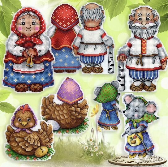 Ручная вышивка крестом с любовью