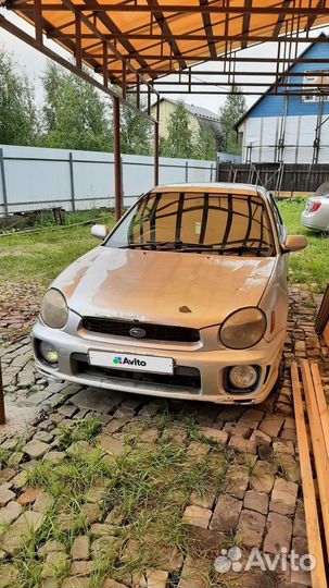 Subaru Impreza 1.5 AT, 2001, битый, 390 000 км