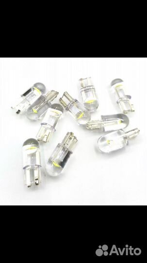 LED лампочки W5W, T-10 яркие(белые)