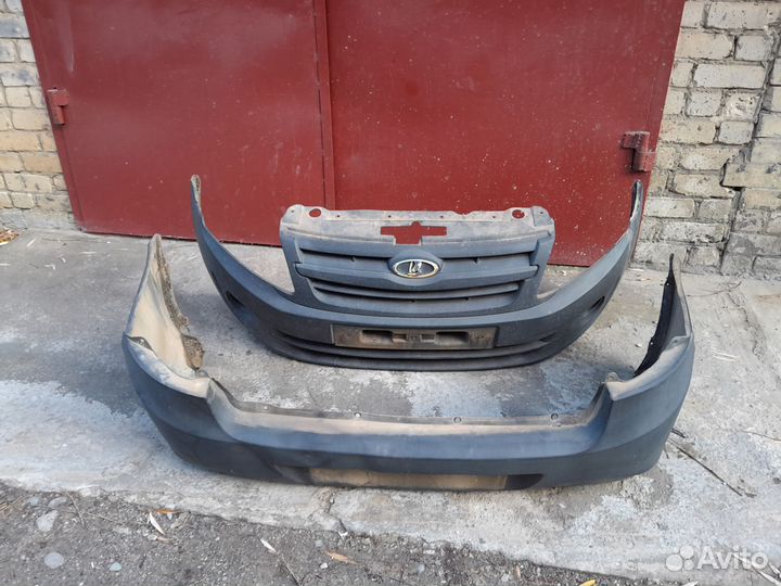 Передний бампер на датсун ми-до