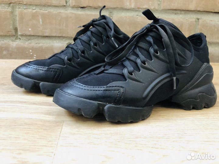 Массивные полуботинки кроссовки весна-осень