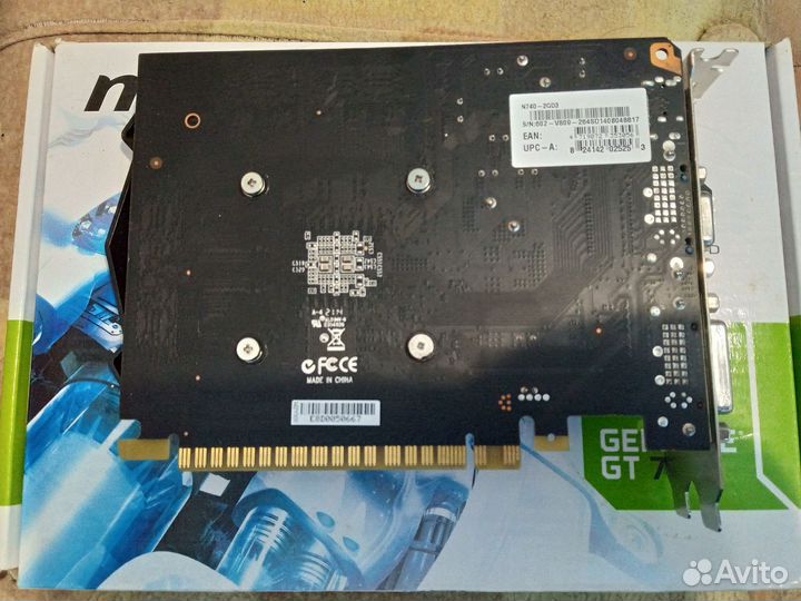 Видеокарта GT740 в отвале