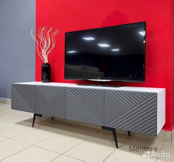 Тумба тв Bravo / графит / 1800х400х300 мм