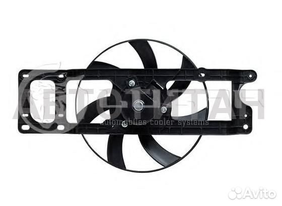 Вентилятор рад. (с кожухом ) Renault Logan (04- )