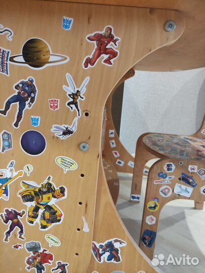 Растущая парта и стул