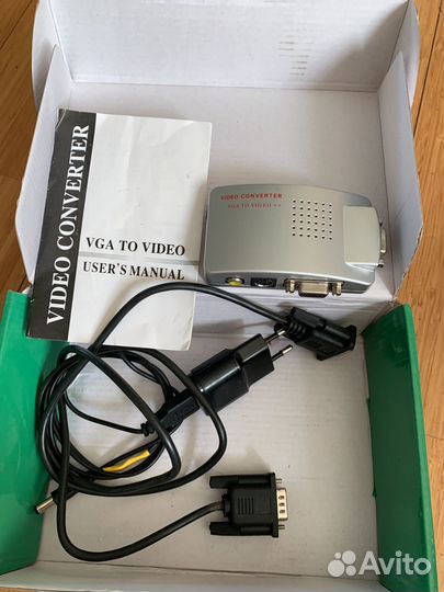 Конвертер VGA в видео (тюльпан, bnc)