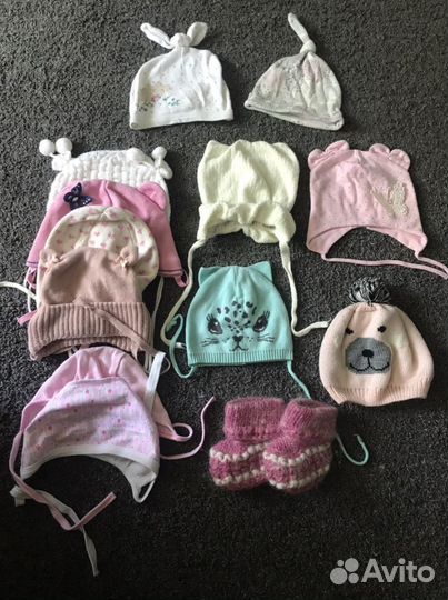 Пакет шапочек для девочки