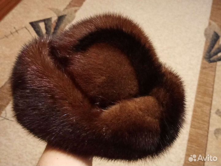 Шапка норковая женская бу 57 раз