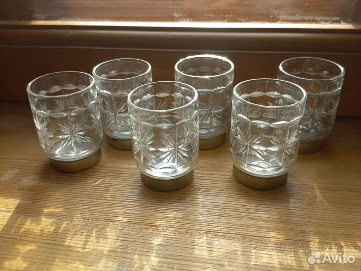 Посуда хрустальная стопки,стаканы,салатники