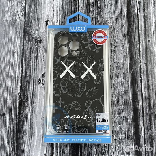 Чехол Luxo Kaws для iPhone 15 Pro Max