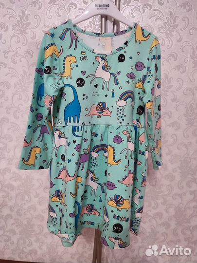 Одежда для девочки пакетом 5-6 лет