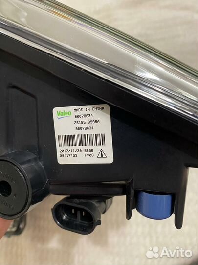 Противотуманные фары на nissan