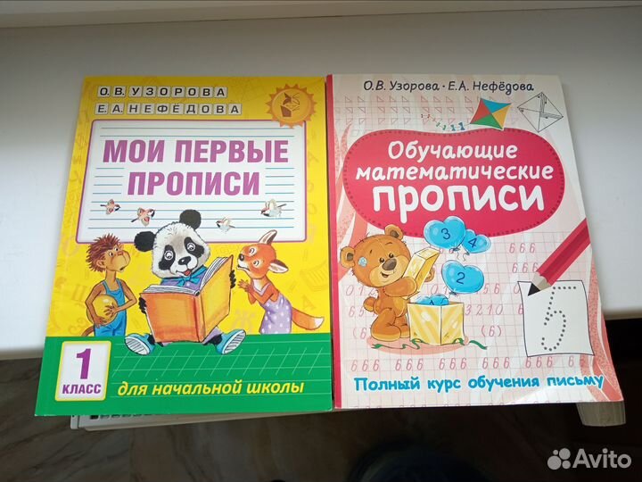 Прописи и книги для подготовки