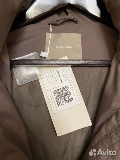 12 storeez пуховик новый XS, S, M оверсайз