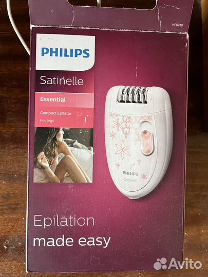 Эпилятор philips satinelle