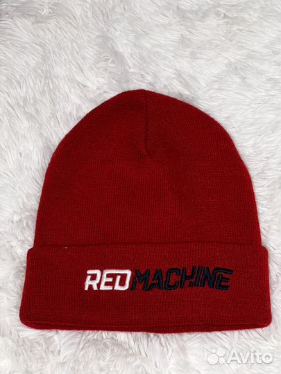 Хоккейная шапка red machine