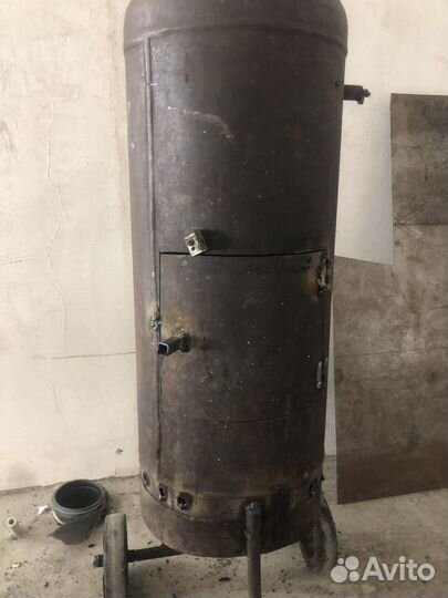 Печка буржуйка из баллона 50л
