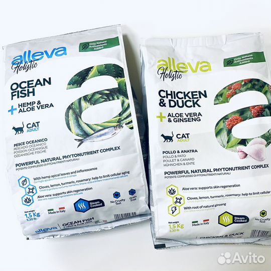 Сухой корм alleva, для кошек, 1,5 кг