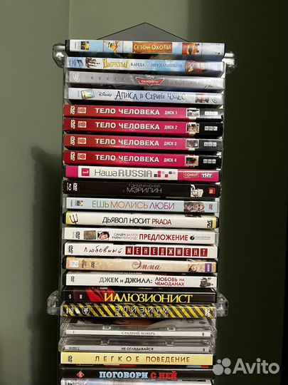 Подставка hama для DVD дисков и 65 DVD