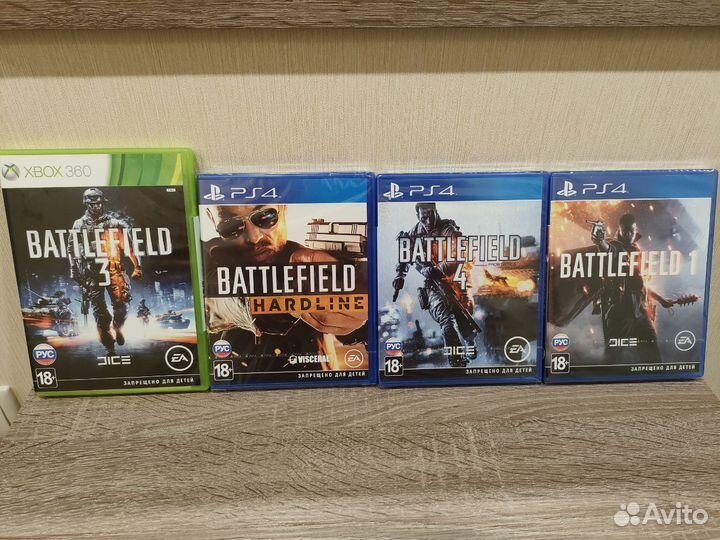Игры Call of Duty и Battlefield для PS4 и Xbox 360