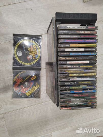 Диски с играми на Sony PlayStation One