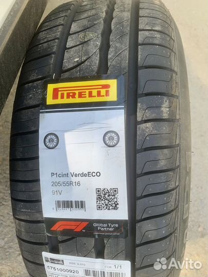 Pirelli Cinturato P1 Verde 205/55 R16 91V