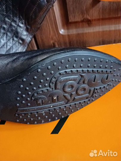 Сапоги осень весна женские 40 кожа