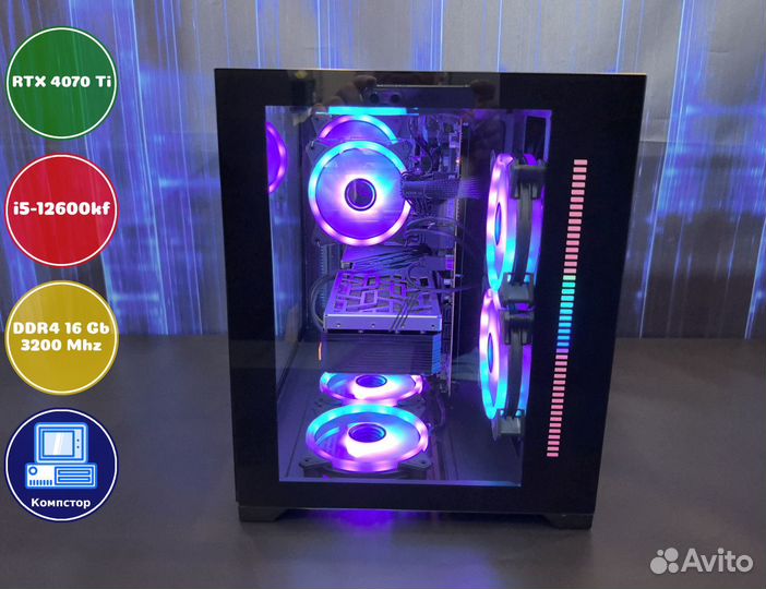 Мощный пк 2024 i5-RTX4070Ti-16DDR4-KWA51407893-B760