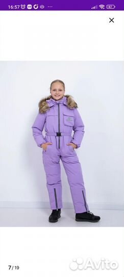 Зимний комбинезон для девочки