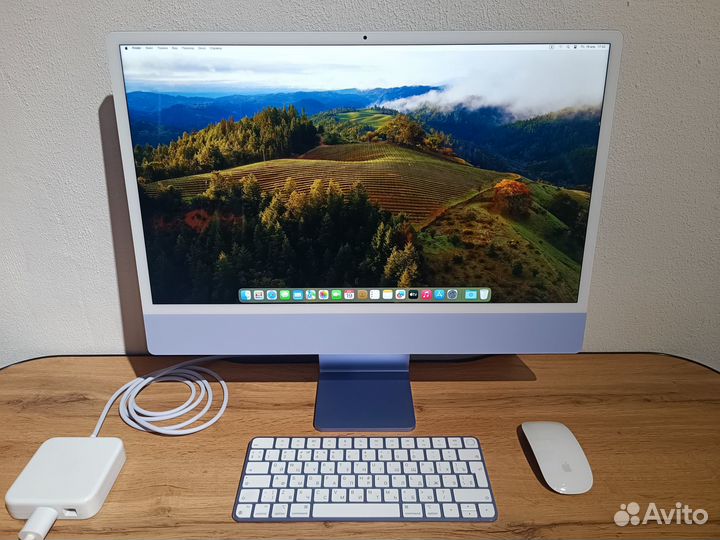 Моноблок Apple iMac Purple 24 M1 8C CPU 7C GPU