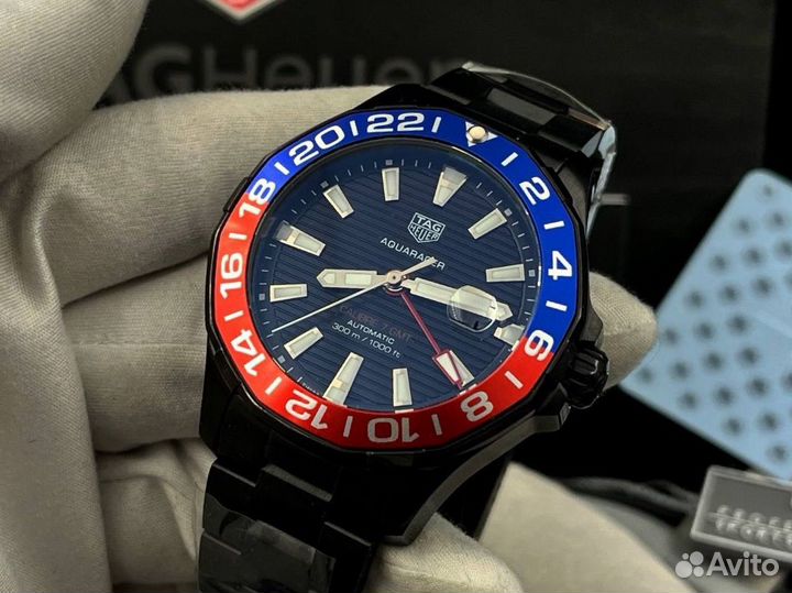 Тяжелые механические часы Tag Heuer GMT