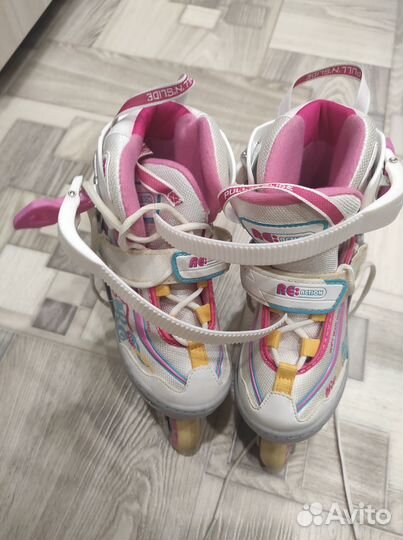 Роликовые коньки детские размер 26-31