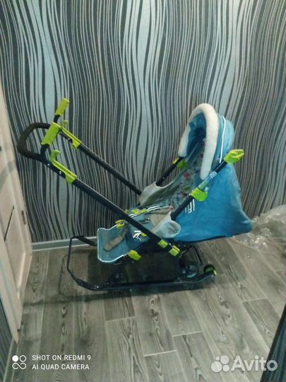 Санки коляска ника