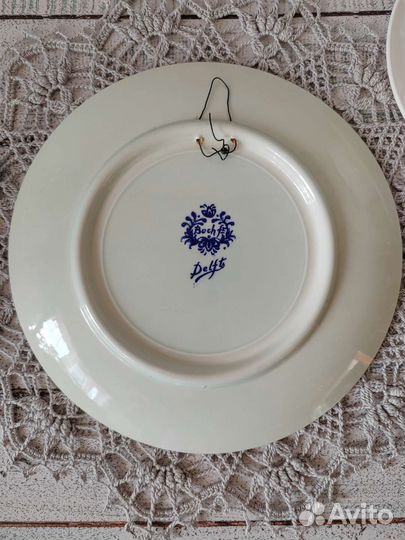 Настенная Тарелка декоративная Англия Делфт
