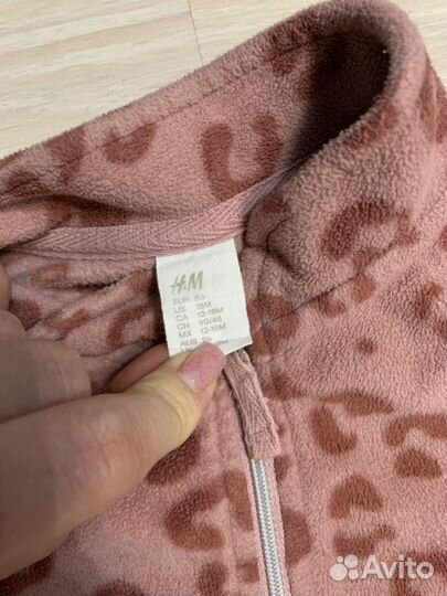 Флисовая кофта hm 86