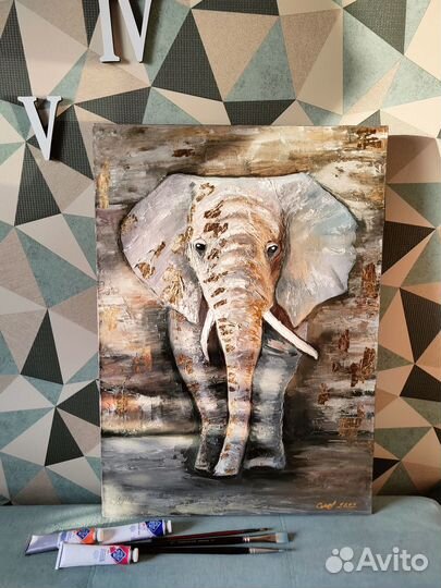 Картина маслом на холсте 