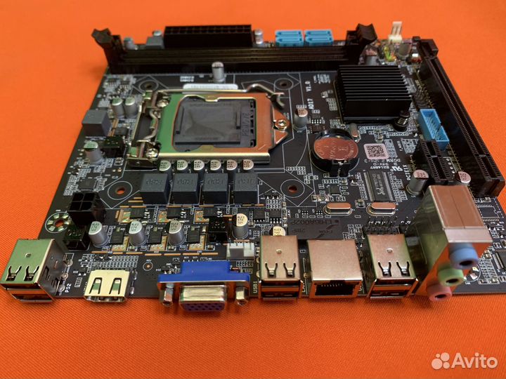 Новая Материнская плата Afox H61 на Lga1155