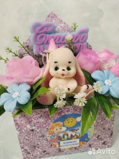 Подарочный букет из мыла