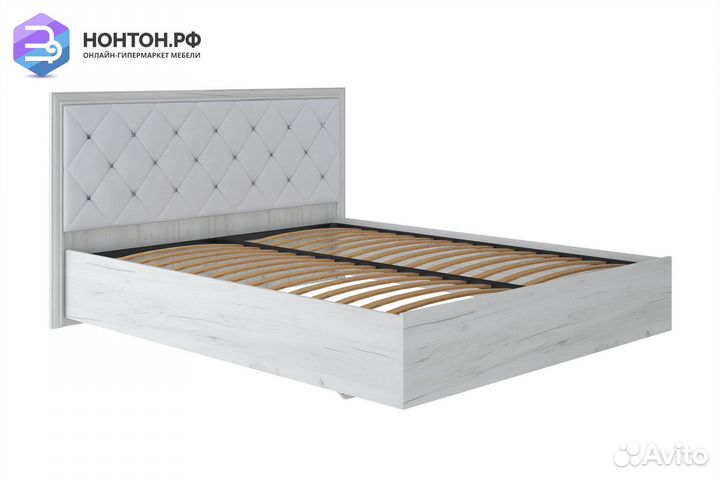 Кровать Прованс дуб крафт белый