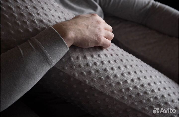 Подушка для беременных в форме U в плюшевом чехле