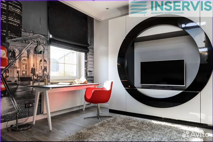 Рулонные шторы блэкаут зебра