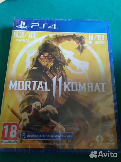 Mortal Kombat 11 ps4 новый диск