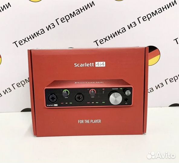 Звуковая карта focusrite Scarlett 4i4 3rd Gen