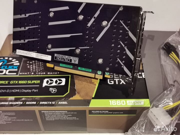 Видеокарта gtx1660 super
