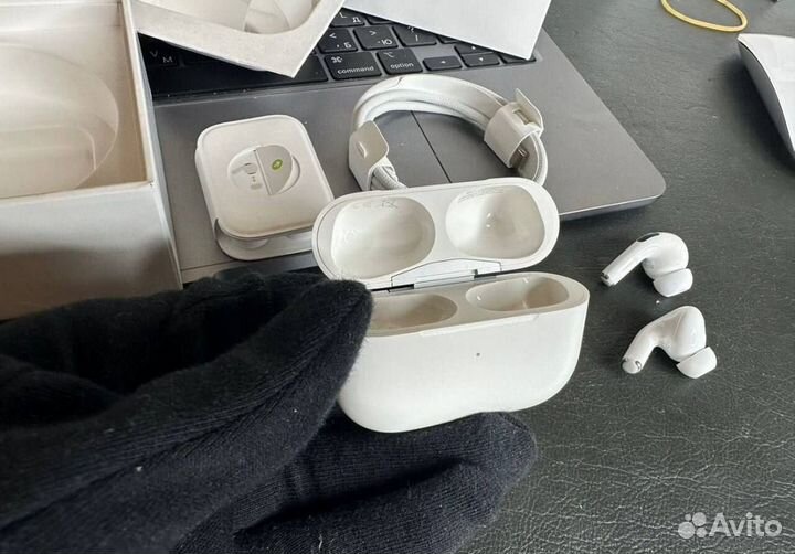 Airpods pro 2 с шумоподавлением чехол в подарок