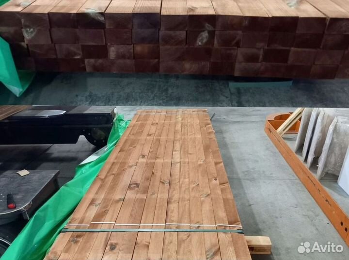 Брусок строганый 45*70*3000 мм AB импрегнированный