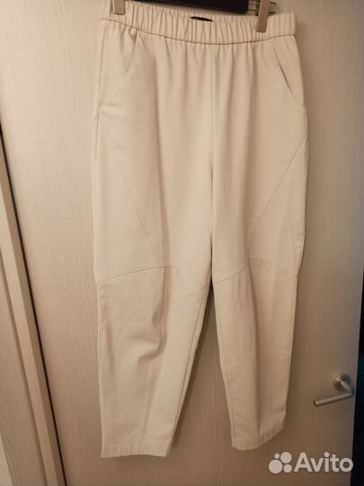 Брюки белые zara, m