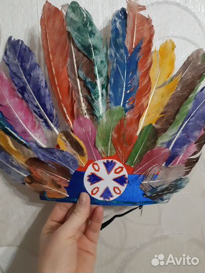 Продам шапку для индейца