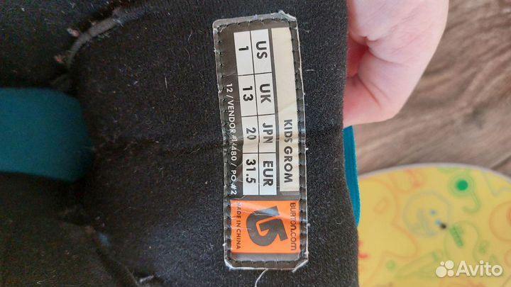 Сноуборд комплект burton 90 см