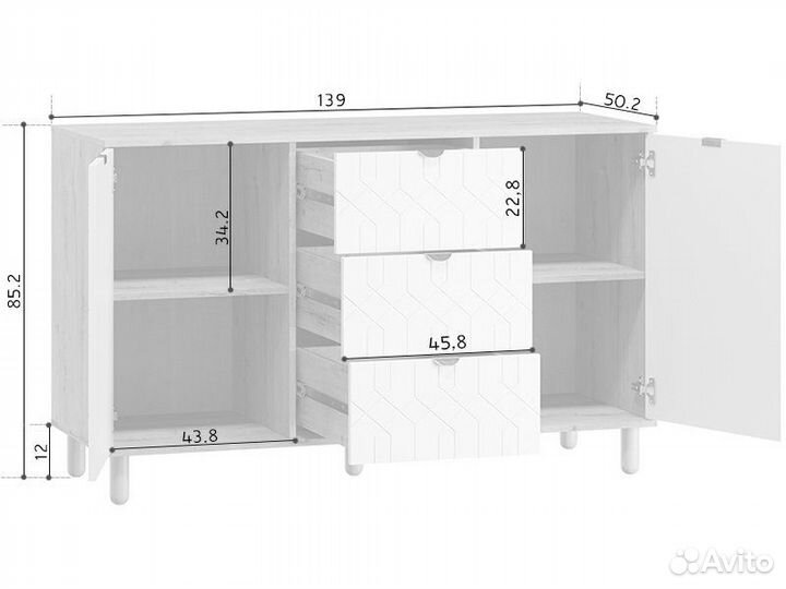 Тумба Теджонс-2 Deco Grafit